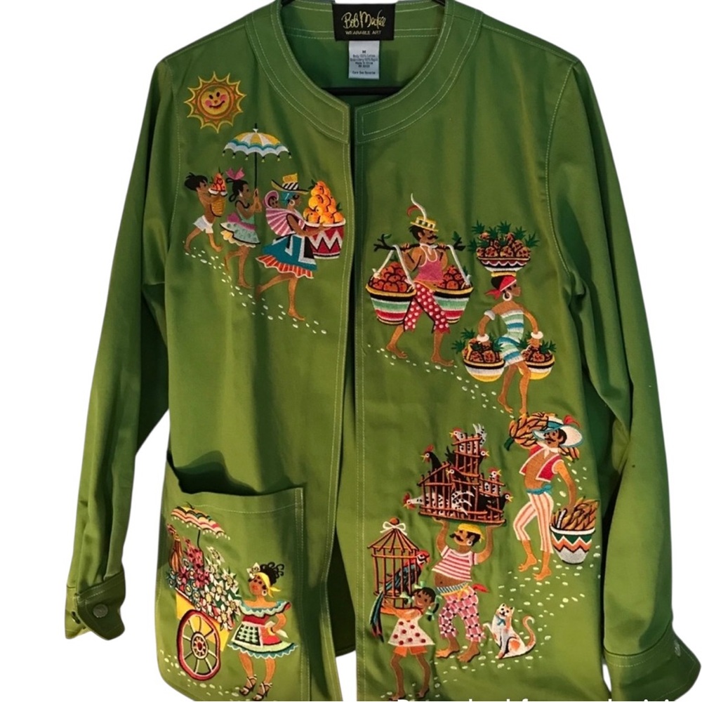 Green Bob Mackie Jacket